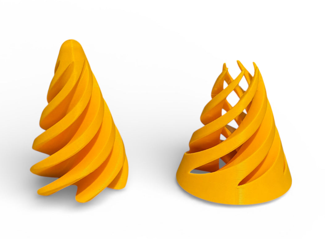 Pass Through Fidget Cone - 3-1/2" x 3" - Sunflower Yellow