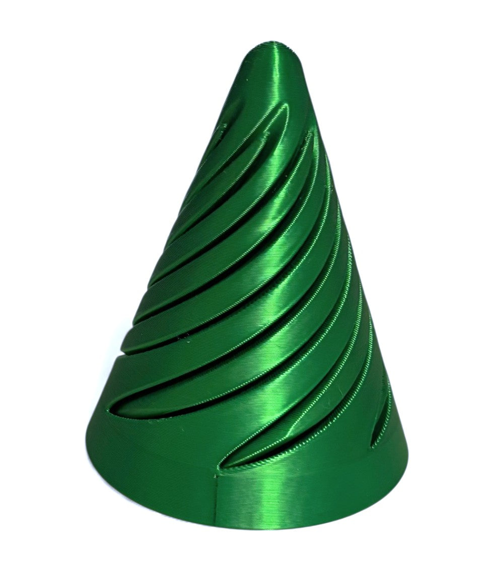 Pass Through Fidget Cone - 3-1/2" x 3" - Candy Green