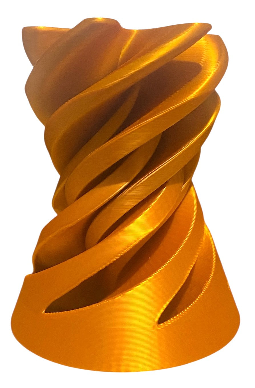 Pass Through Fidget Cone - 2-1/2" x 2" - Gold Silk