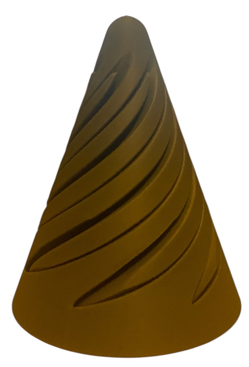 Pass Through Fidget Cone - 3-1/2" x 3" - Army Green