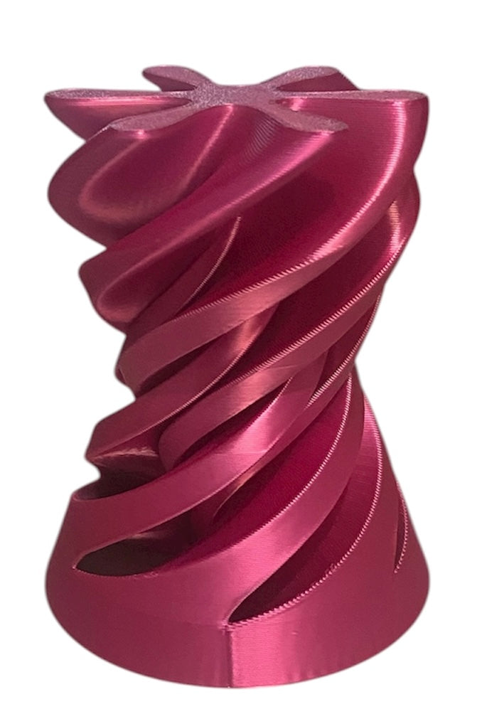 Pass Through Fidget Cone - 3-1/2" x 3" - Rose