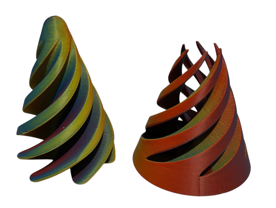 Pass Through Fidget Cone - 2-1/2" x 2" - Neon