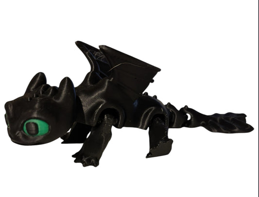 3D printed 6" Baby Toothless
