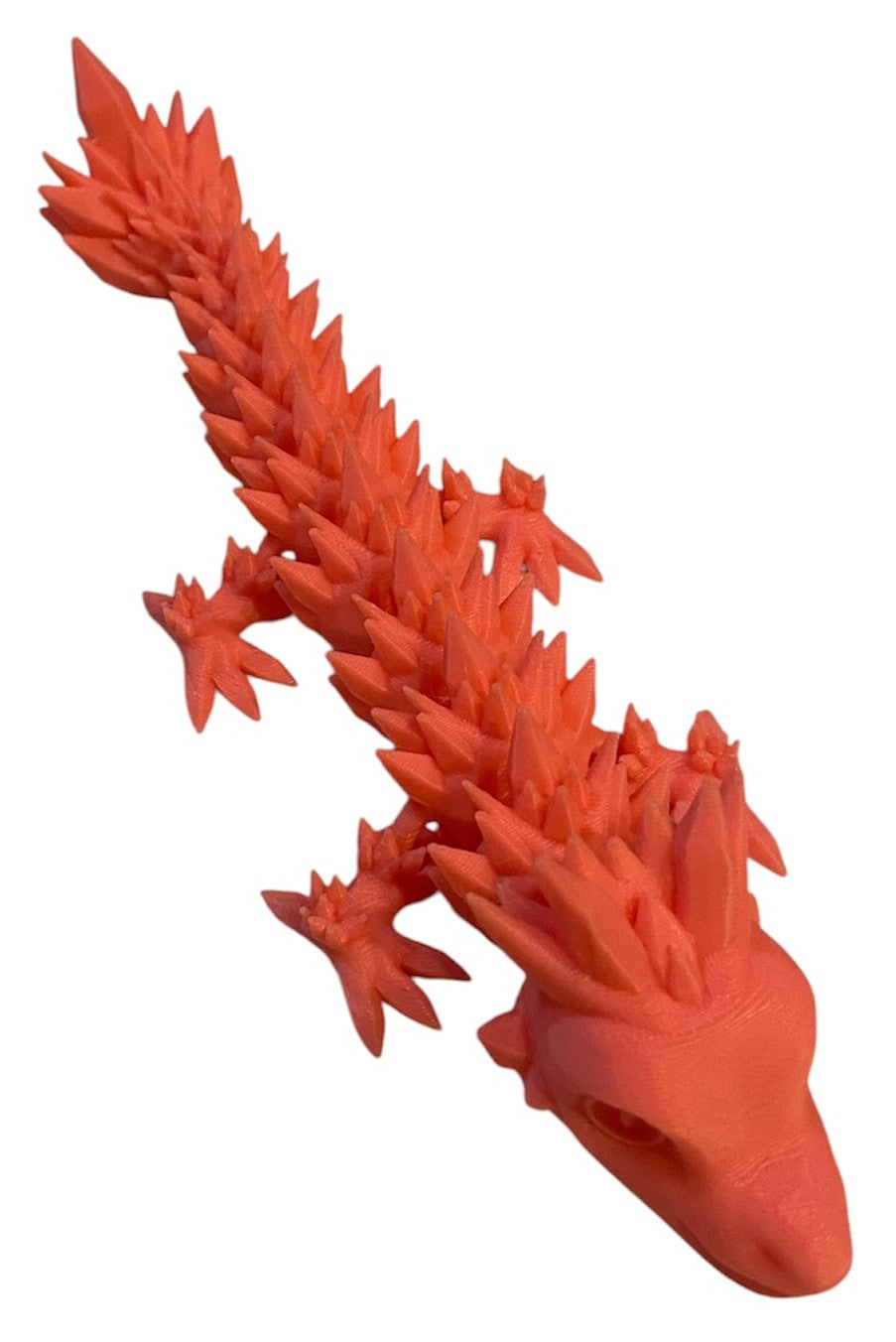 Articulated Baby Crystal Dragon - 8" - Pink