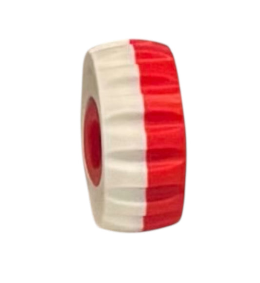 Gyro Spinner - 2" - White / Red