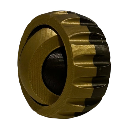Gyro Spinner - 2" - Black / Bronze
