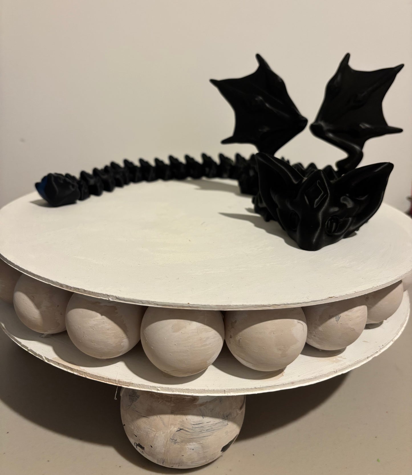 3D printed 18" Nightstone Dragon - Black