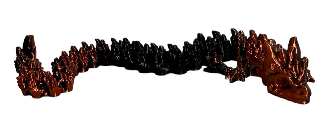 3D printed 24" Stone Dragon - Velvet Eclipse