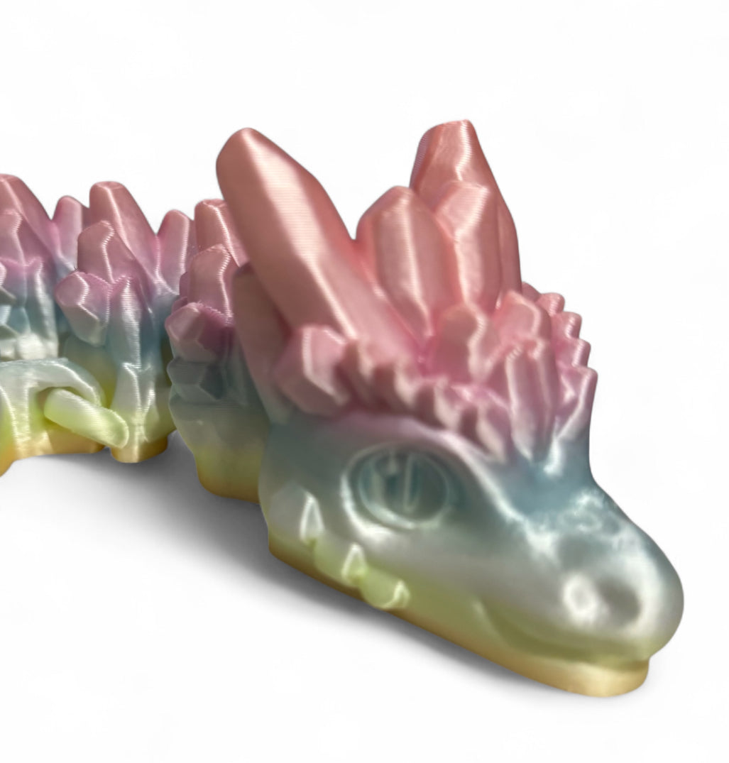 3D printed 24" Stone Dragon - Candy