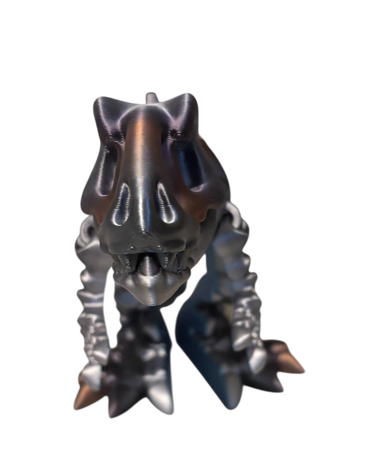 3D printed 10" Flexi T-Rex Skeleton - Silk Steady