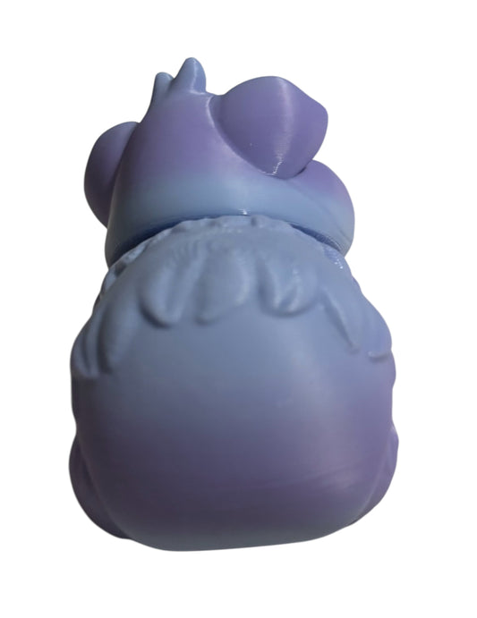 3D printed 3" Guinea Pig - Blueberry Bubblegum
