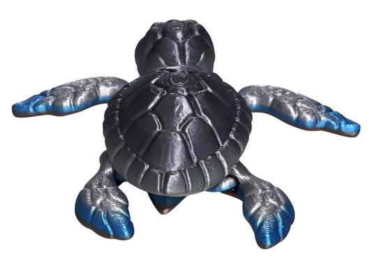 3D printed 4-1/2" Sea Turtle - Silk Steady