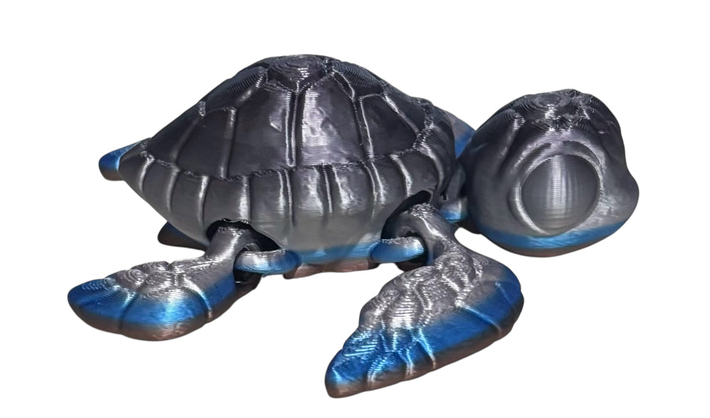 3D printed 4-1/2" Sea Turtle - Silk Steady