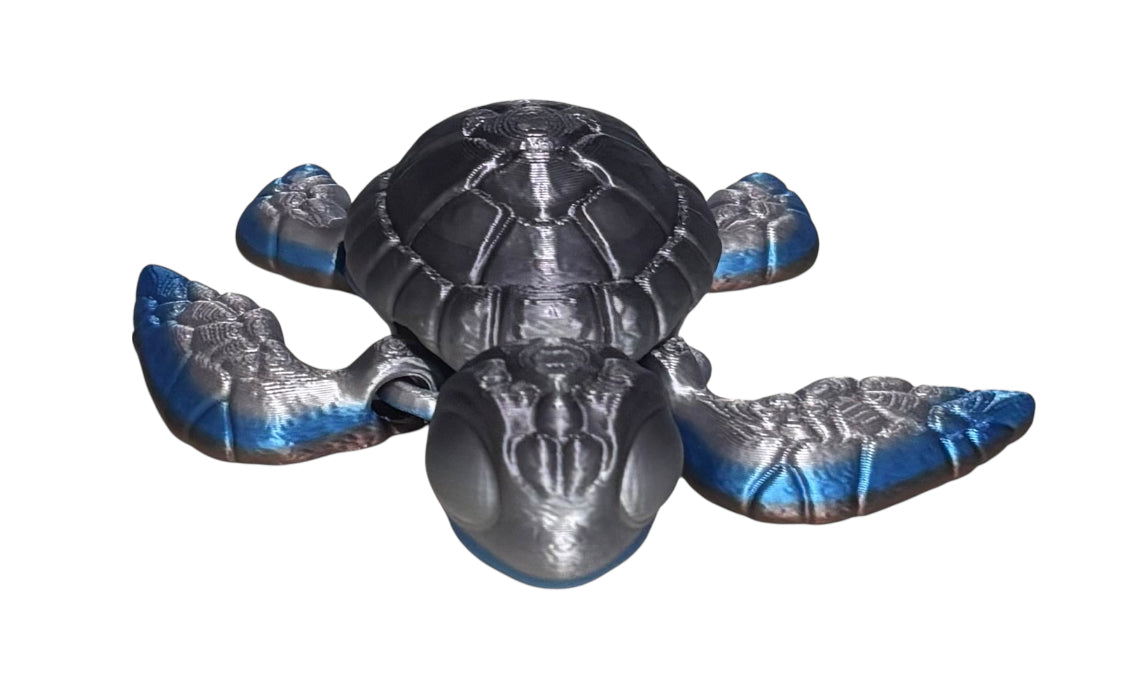 3D printed 4-1/2" Sea Turtle - Silk Steady