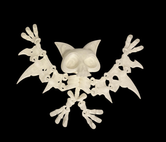 3D printed 9" Bat Skeleton - Natural
