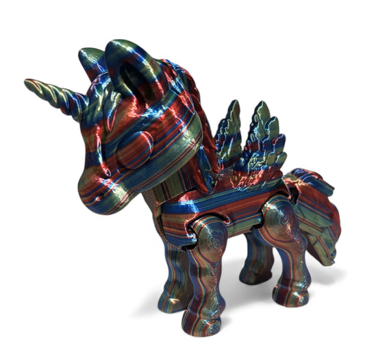 3D printed 8" Alicorn - Twilight