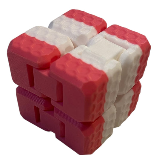Fidget Cube - White/Pink