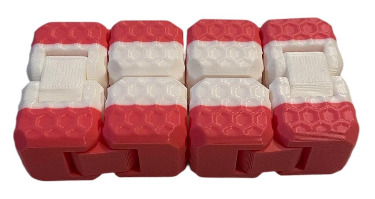 Fidget Cube - White/Pink