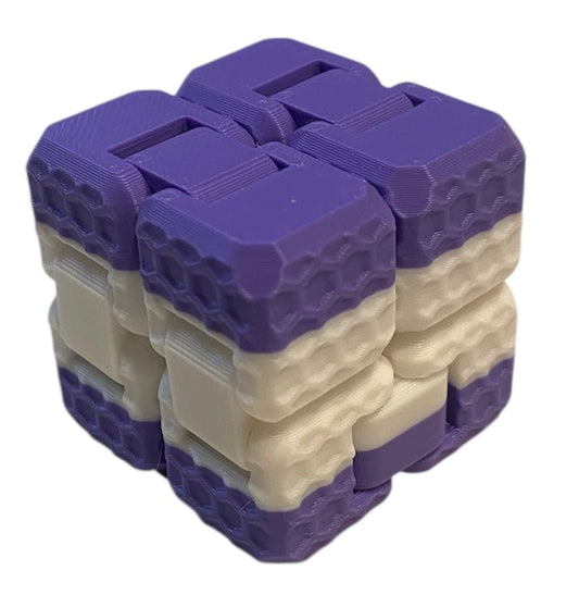 Fidget Cube - White / Purple