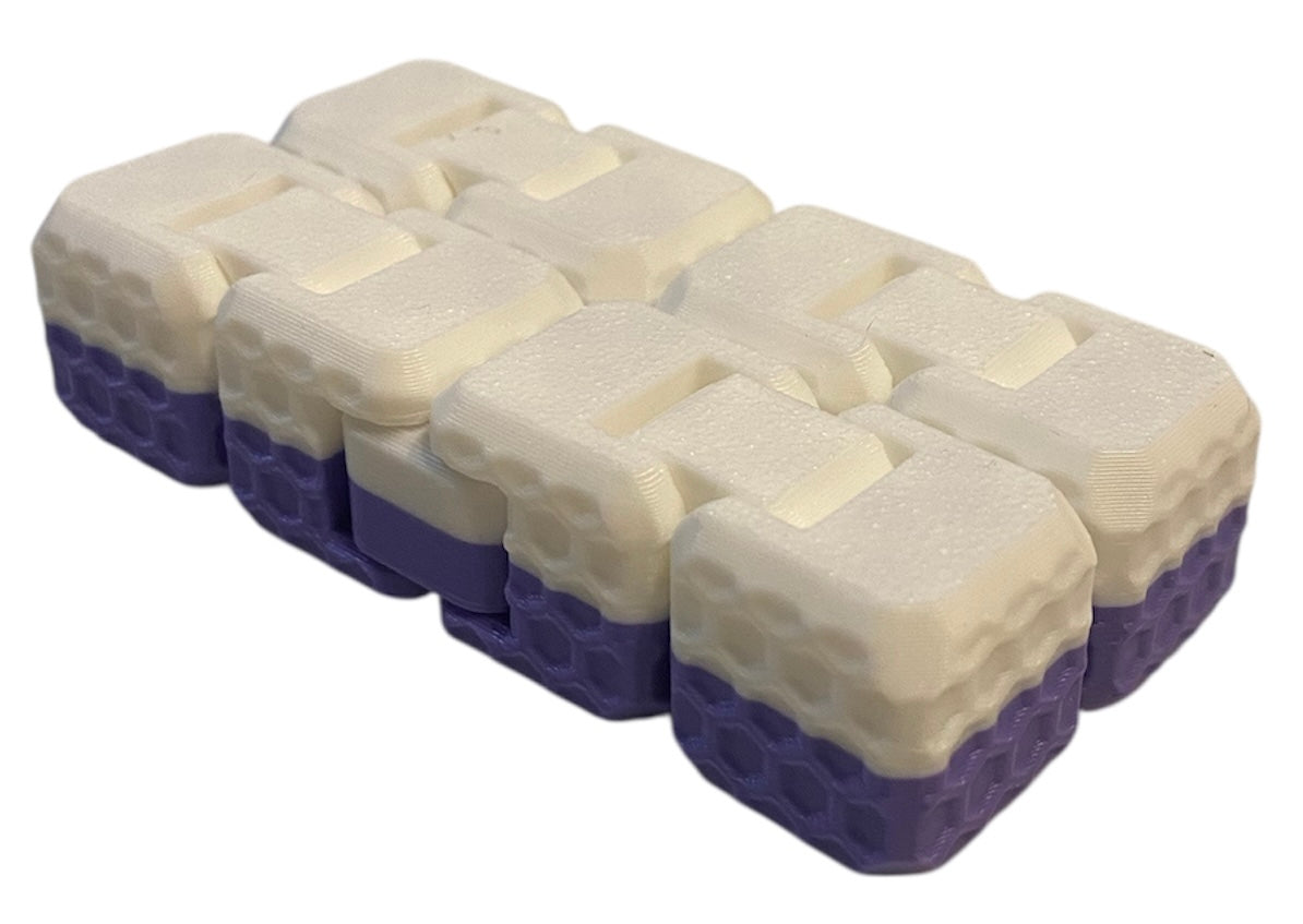 Fidget Cube - White / Purple