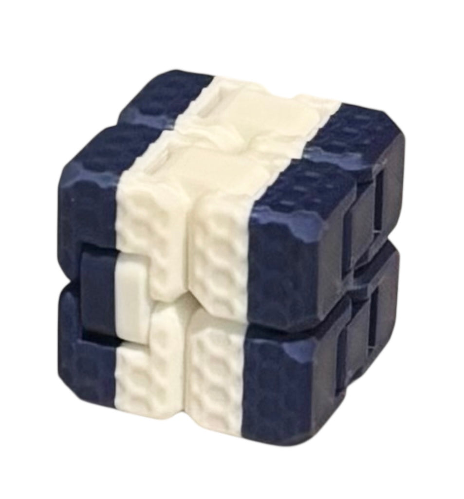 Fidget Cube - White / Navy