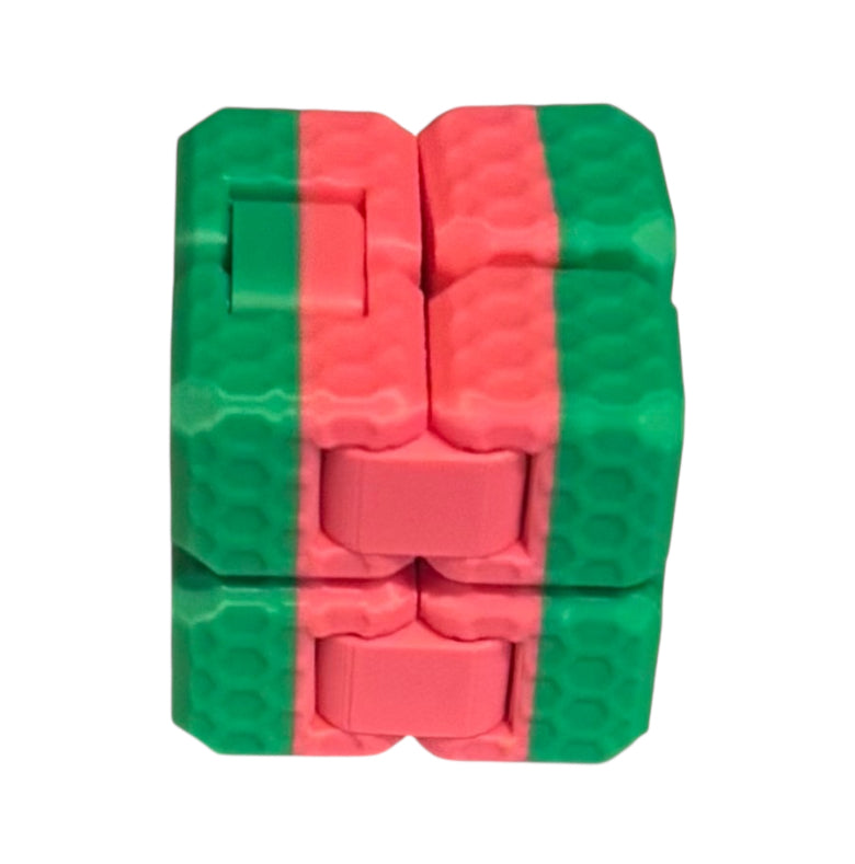 Fidget Cube - Hot Pink / Green