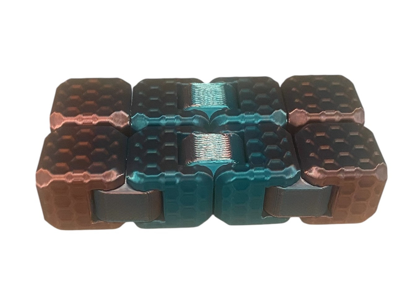 Fidget Cube - Blue, Green, Coral