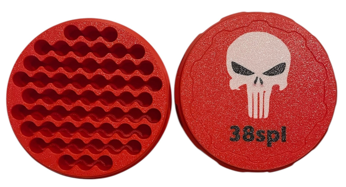 38SPL 4-1/4" Ammo Can Punisher Lid - RED