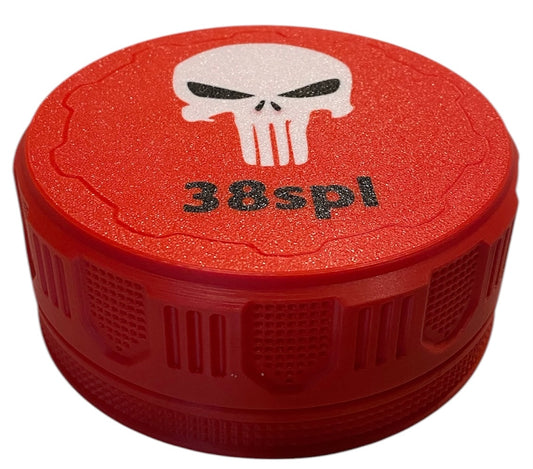 38SPL 4-1/4" Ammo Can Punisher Lid - RED