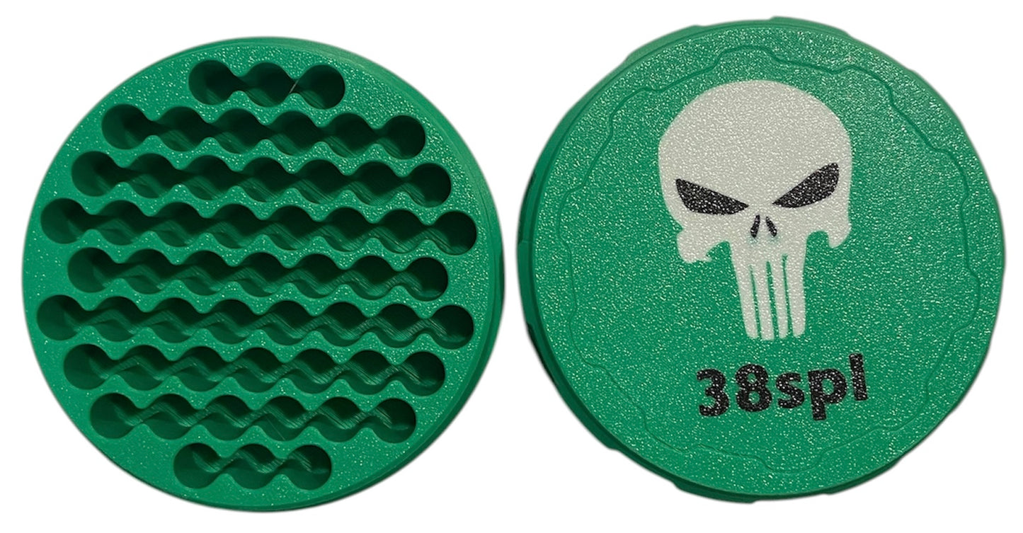 38SPL 4-1/4" Ammo Can Punisher Lid - MISTLETOE GREEN
