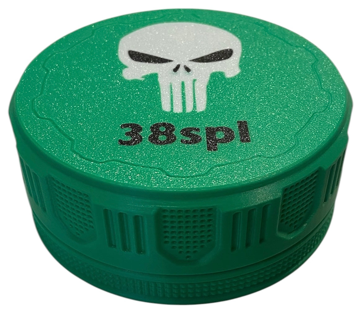 38SPL 4-1/4" Ammo Can Punisher Lid - GREEN