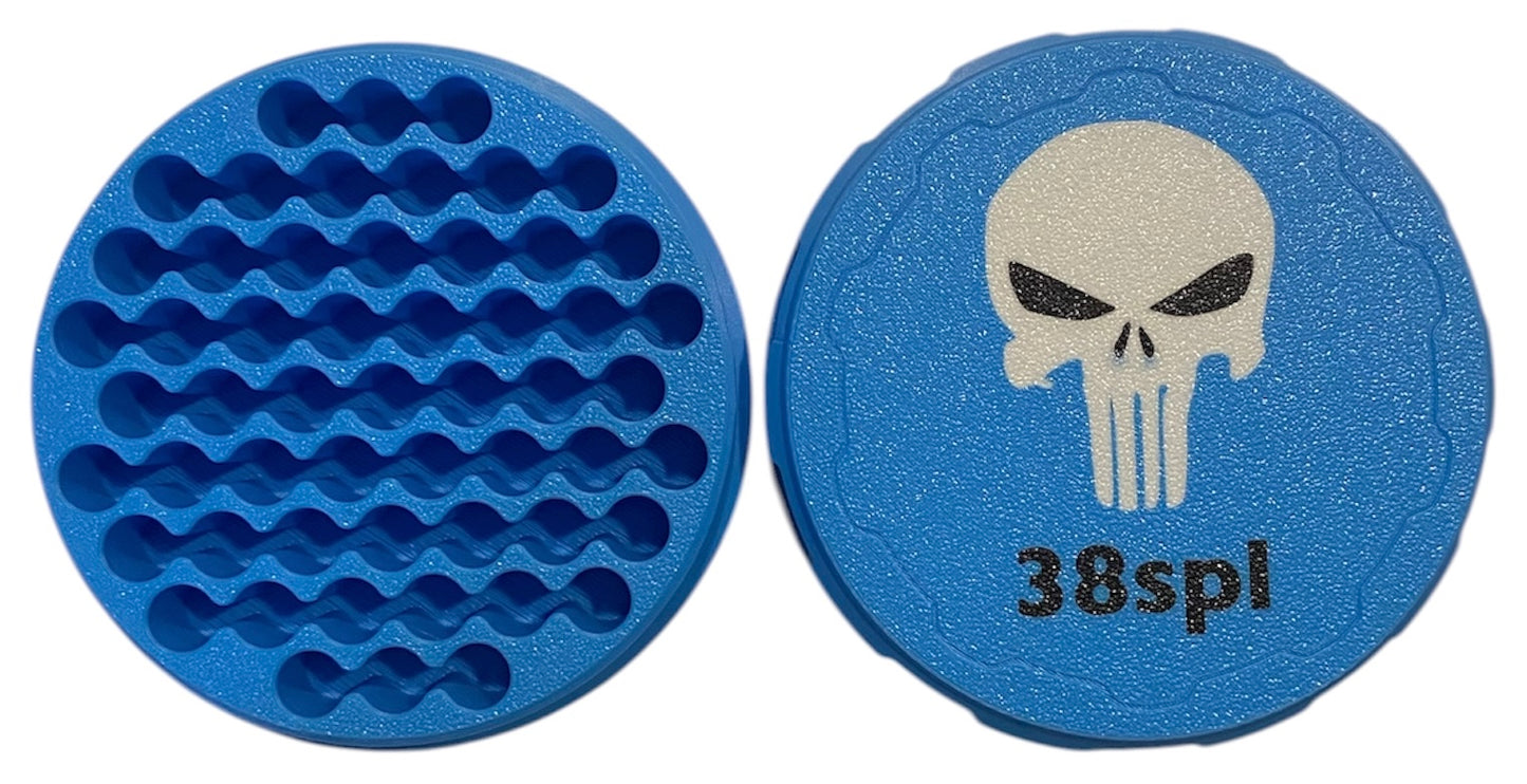 38SPL 4-1/4" Ammo Can Punisher Lid - CYAN