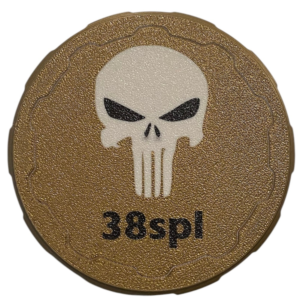 38SPL 4-1/4" Ammo Can Punisher Lid - BRONZE
