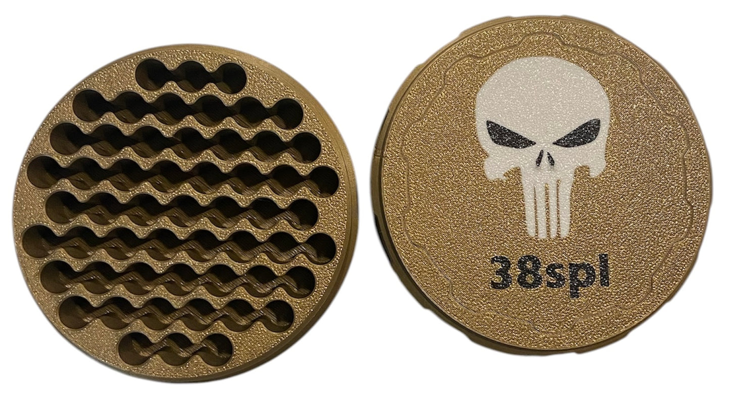 38SPL 4-1/4" Ammo Can Punisher Lid - BRONZE