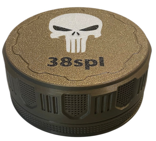 38SPL 4-1/4" Ammo Can Punisher Lid - BRONZE