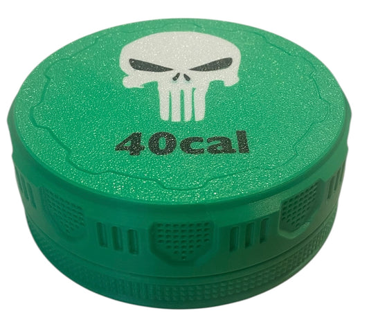 40cal 4-1/4" Ammo Can II - Punisher Lid - Green