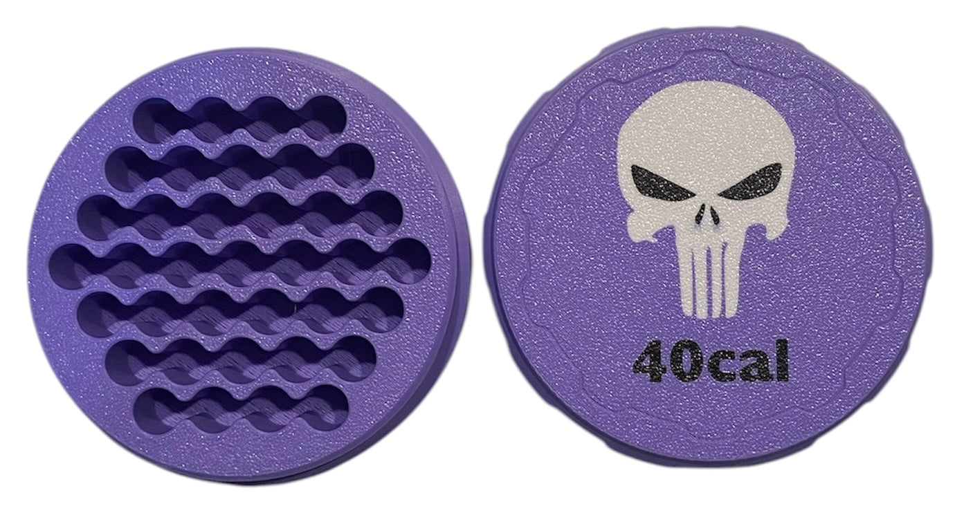 40cal 4-1/4" Ammo Can II - Punisher Lid - PURPLE