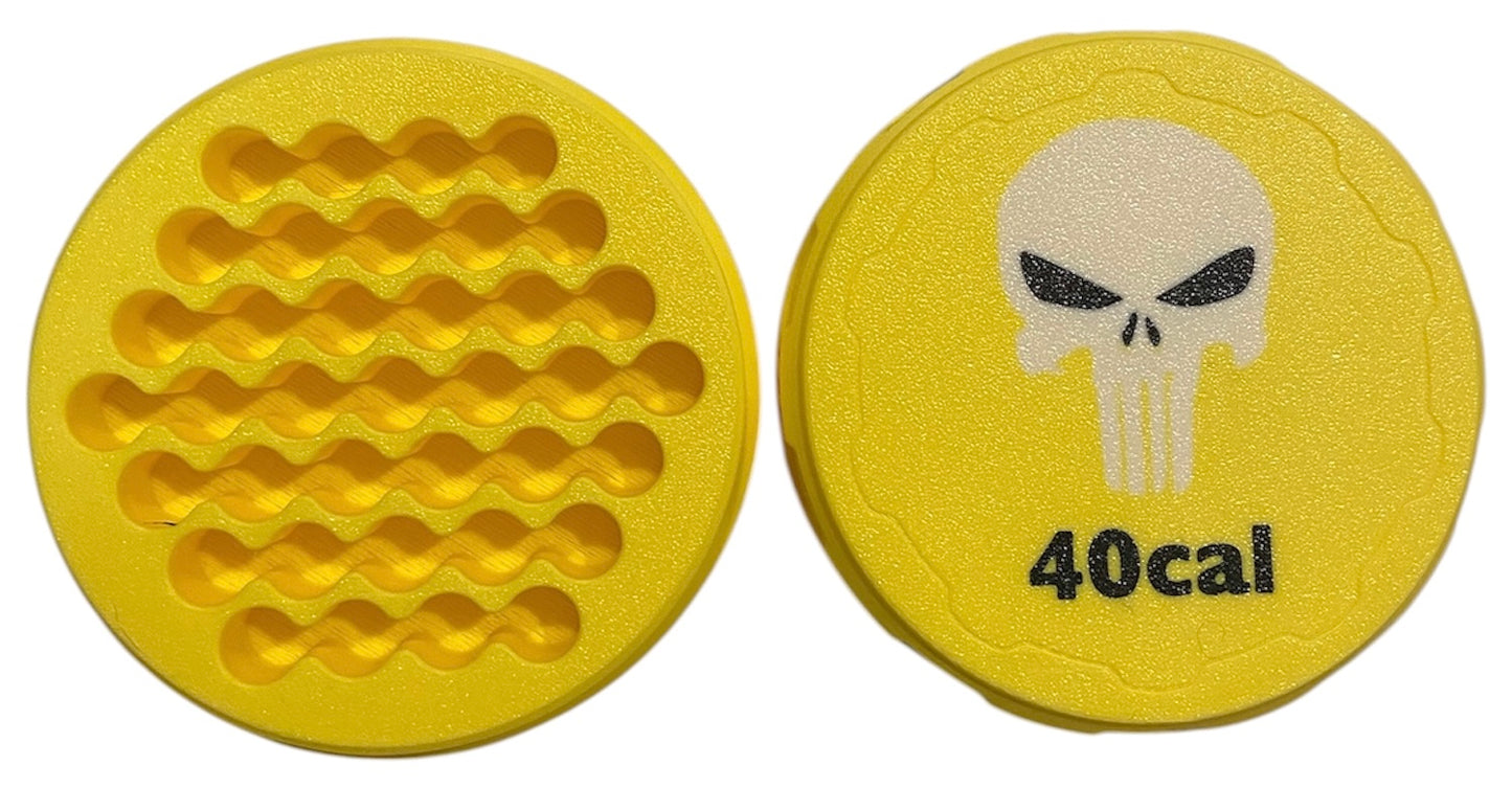 40cal 4-1/4" Ammo Can II - Punisher Lid - YELLOW