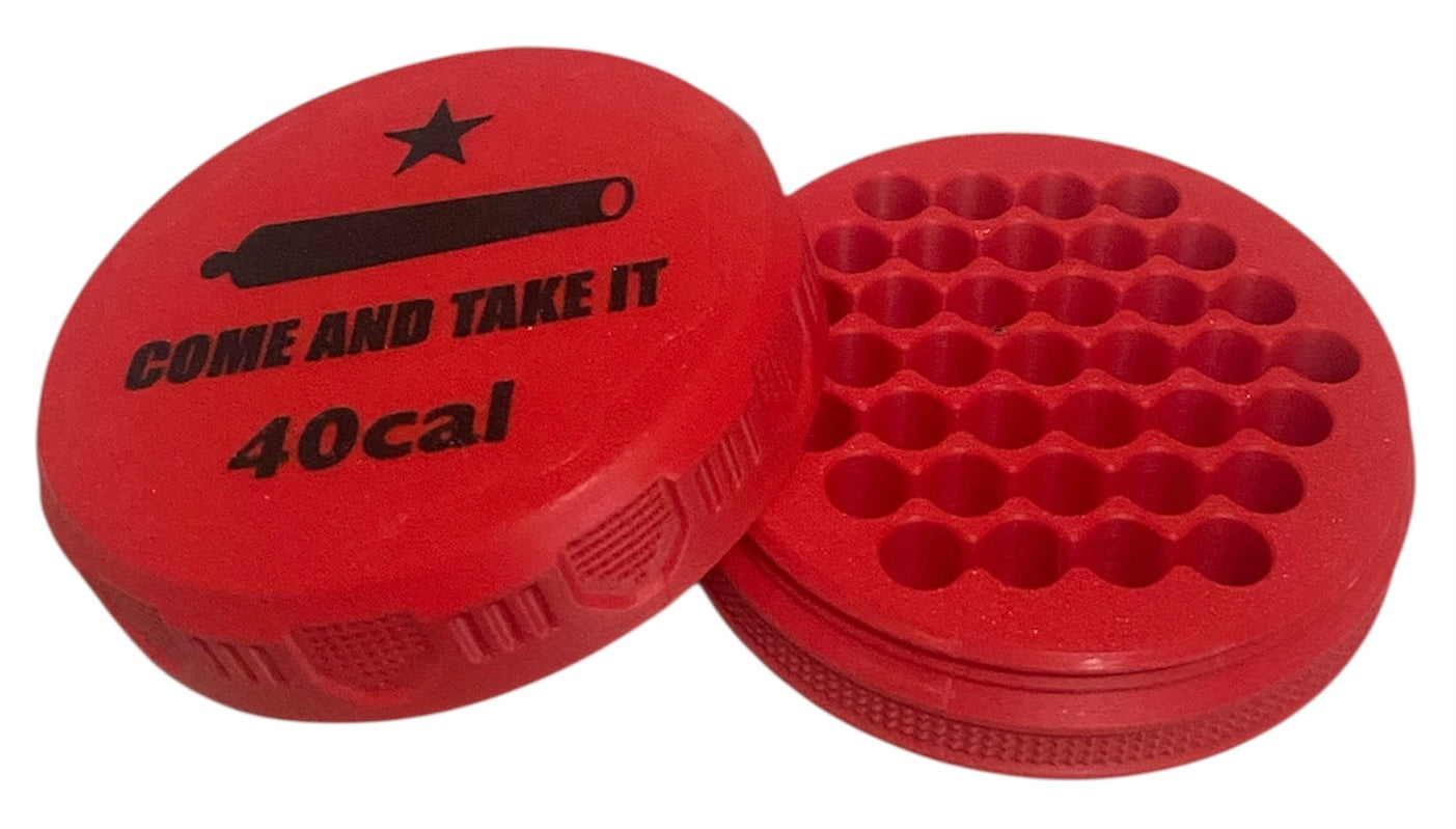 40cal 4-1/4" Ammo Can II - Come and Take It Lid - Red