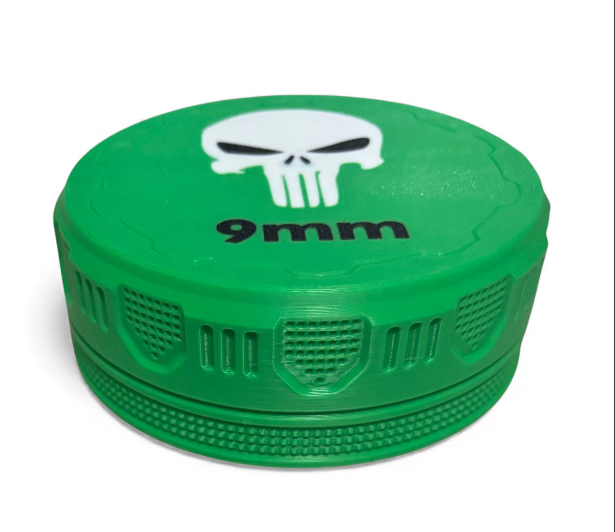 9mm 4-1/4" Ammo Can II - Punisher Lid - Green