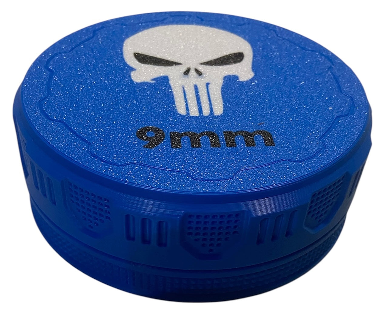 9mm 4-1/4" Ammo Can II - Punisher Lid - Blue