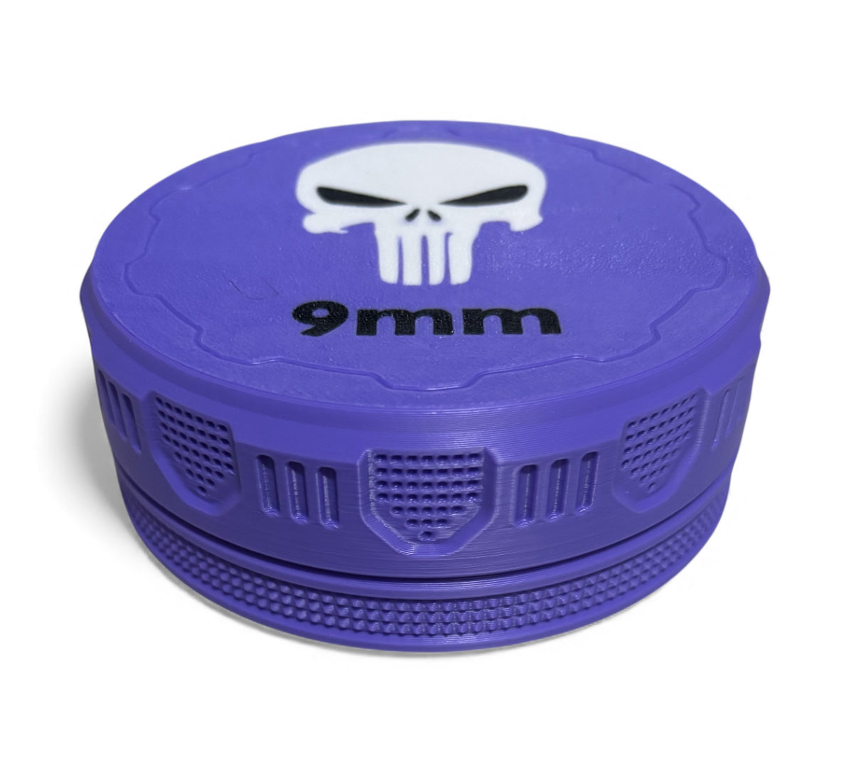 9mm 4-1/4" Ammo Can II - Punisher Lid - Purple