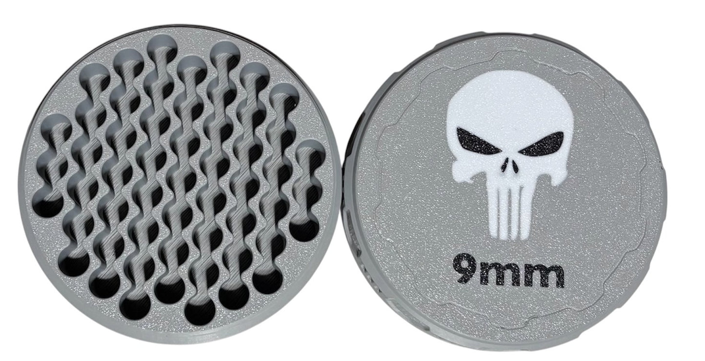 9mm 4-1/4" Ammo Can II - Punisher Lid - GRAY