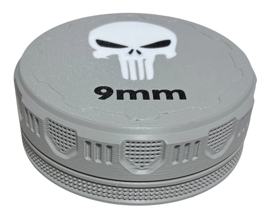 9mm 4-1/4" Ammo Can II - Punisher Lid - GRAY