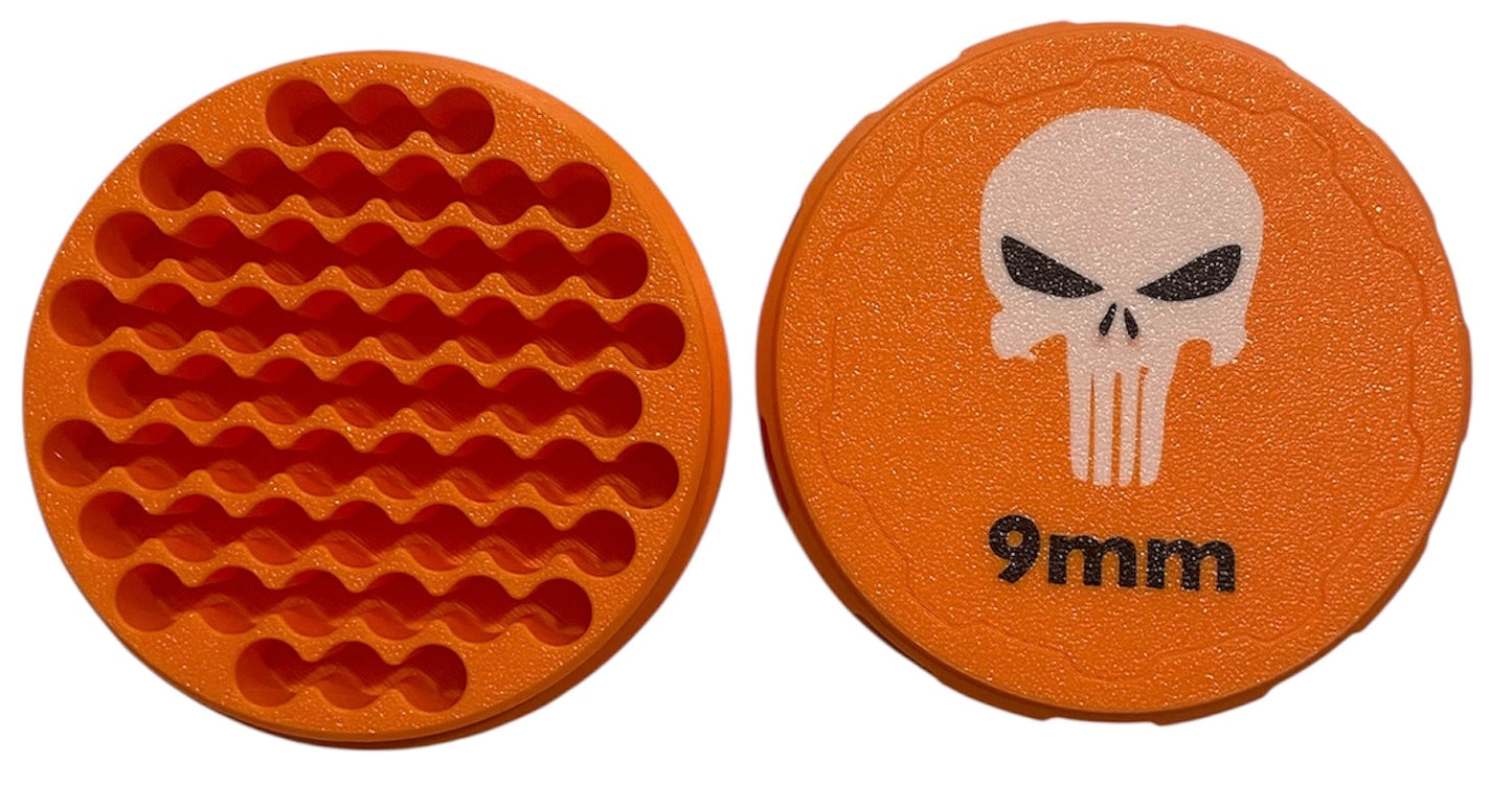 9mm 4-1/4" Ammo Can II - Punisher Lid - Orange