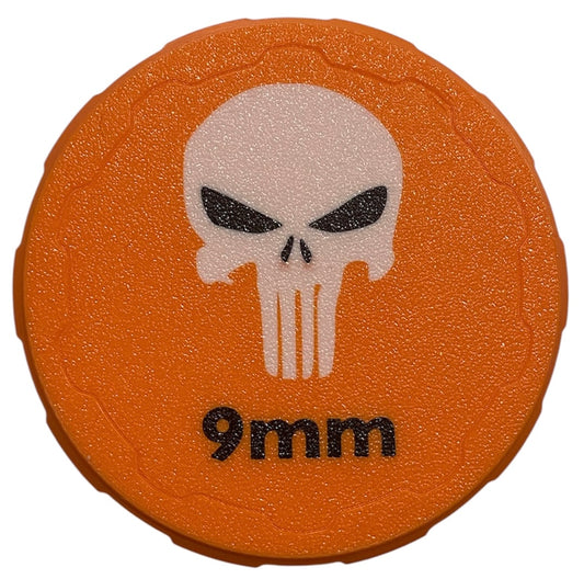 9mm 4-1/4" Ammo Can II - Punisher Lid - Orange