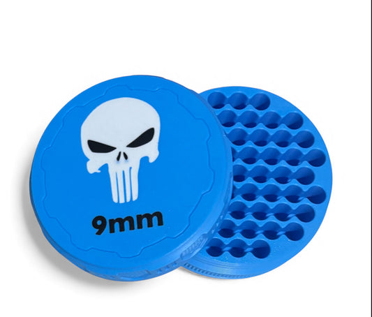 9mm 4-1/4" Ammo Can II - Punisher Lid - Cyan