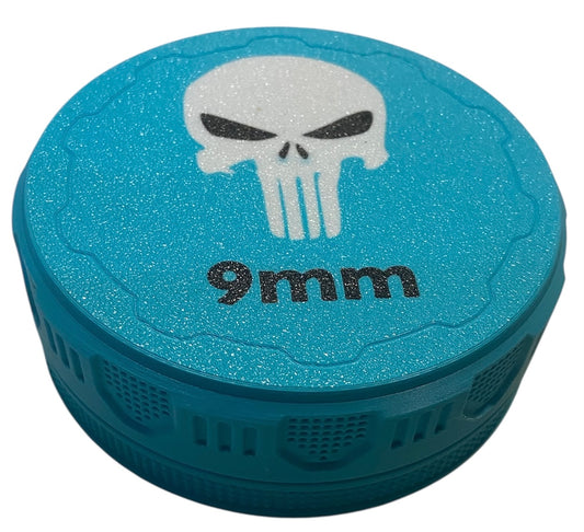 9mm 4-1/4" Ammo Can II - Punisher Lid - Turquoise