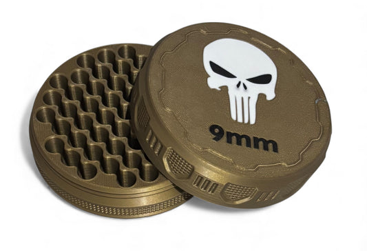 9mm 4-1/4" Ammo Can II - Punisher Lid - Bronze