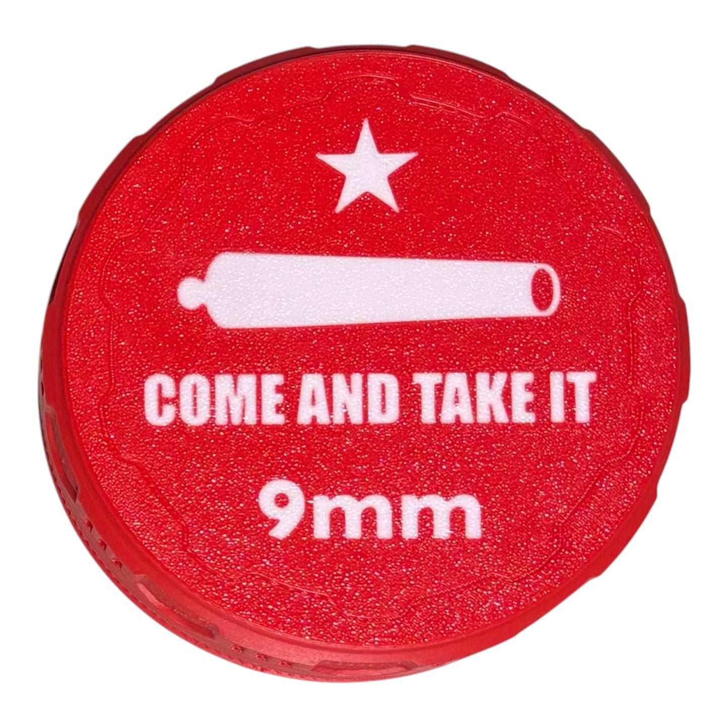 9mm 4-1/4" Ammo Can II - Come and Take It Lid - Red w/White